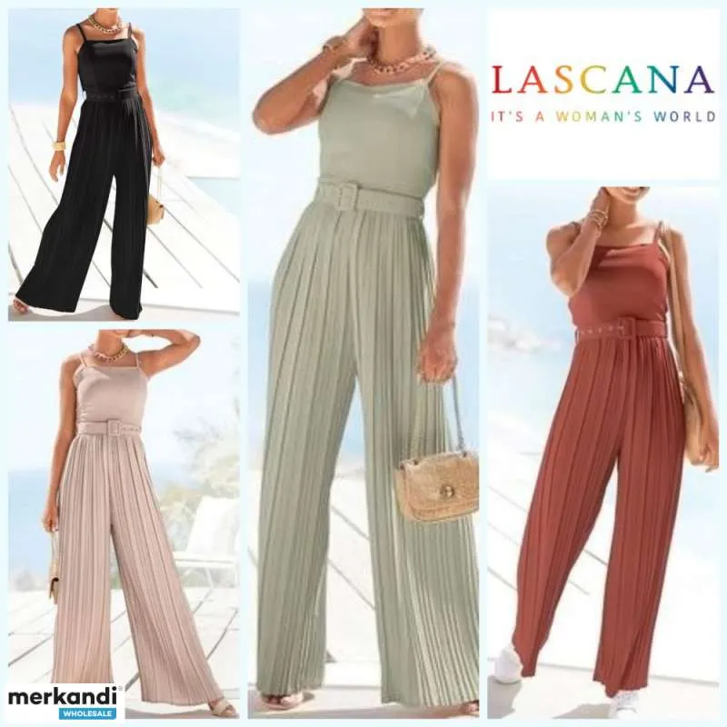 020079 Peto plisado de Lascana. Colores: negro, beige, terracota, verde manzana.