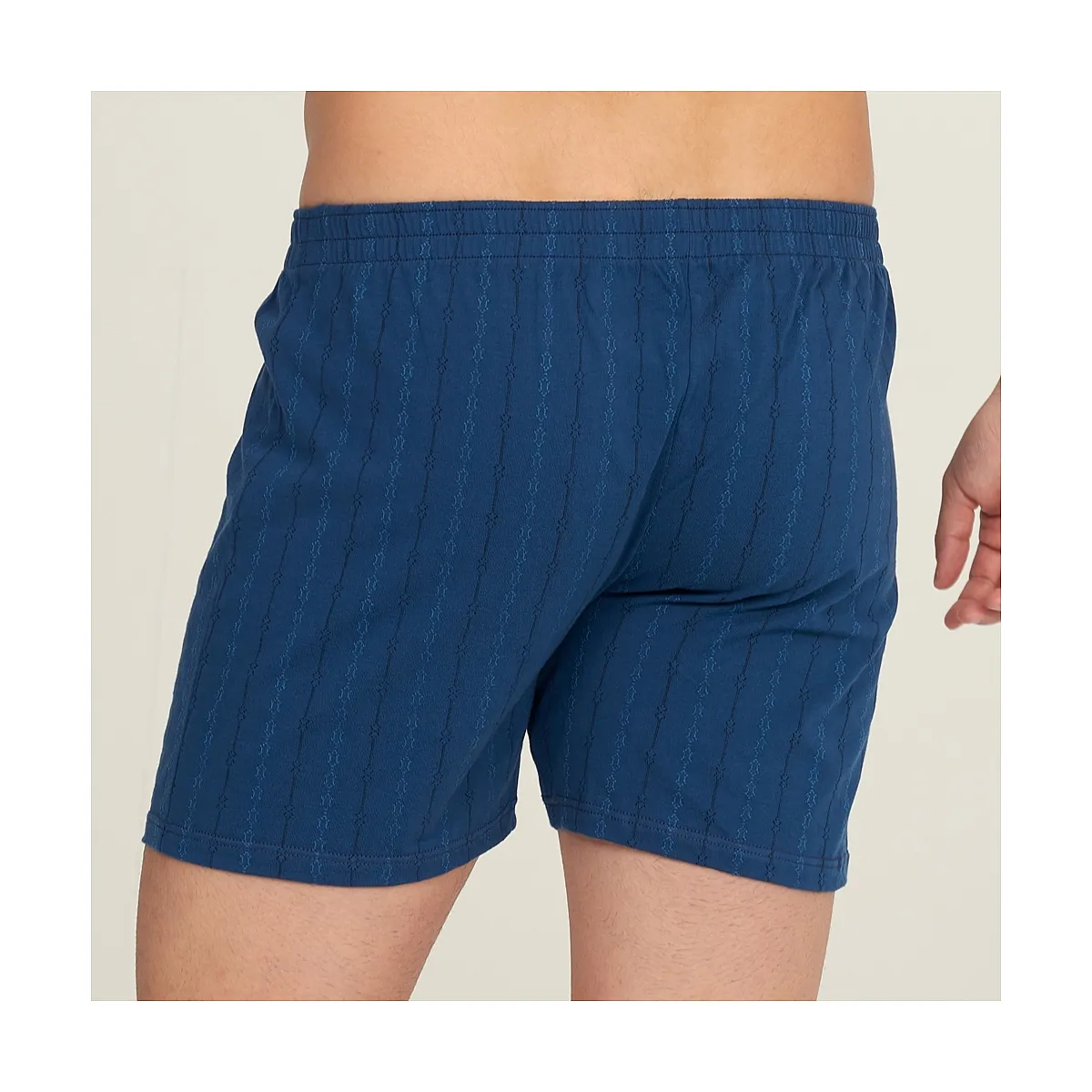 5010b BOXER ABIERTO CON BOTÓN BORDADO CADENAS
