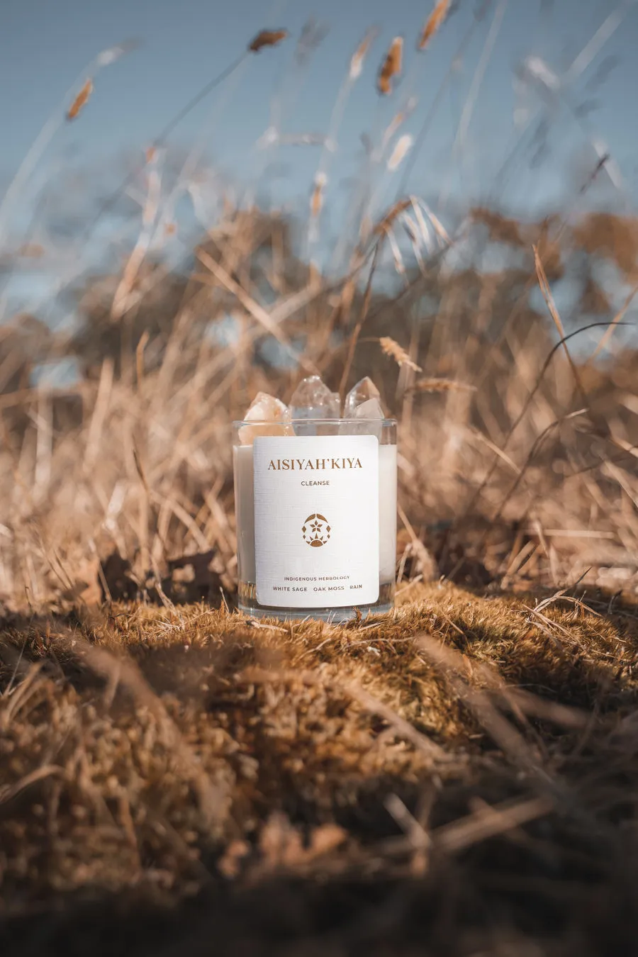A  I  S  I  Y  A  H  ‘  K  I  Y  A  // Cleanse Crystal Candle