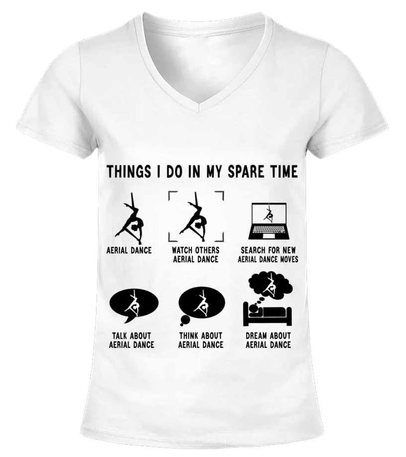AERIALIST SPARE TIME Camiseta cuello pico Mujer