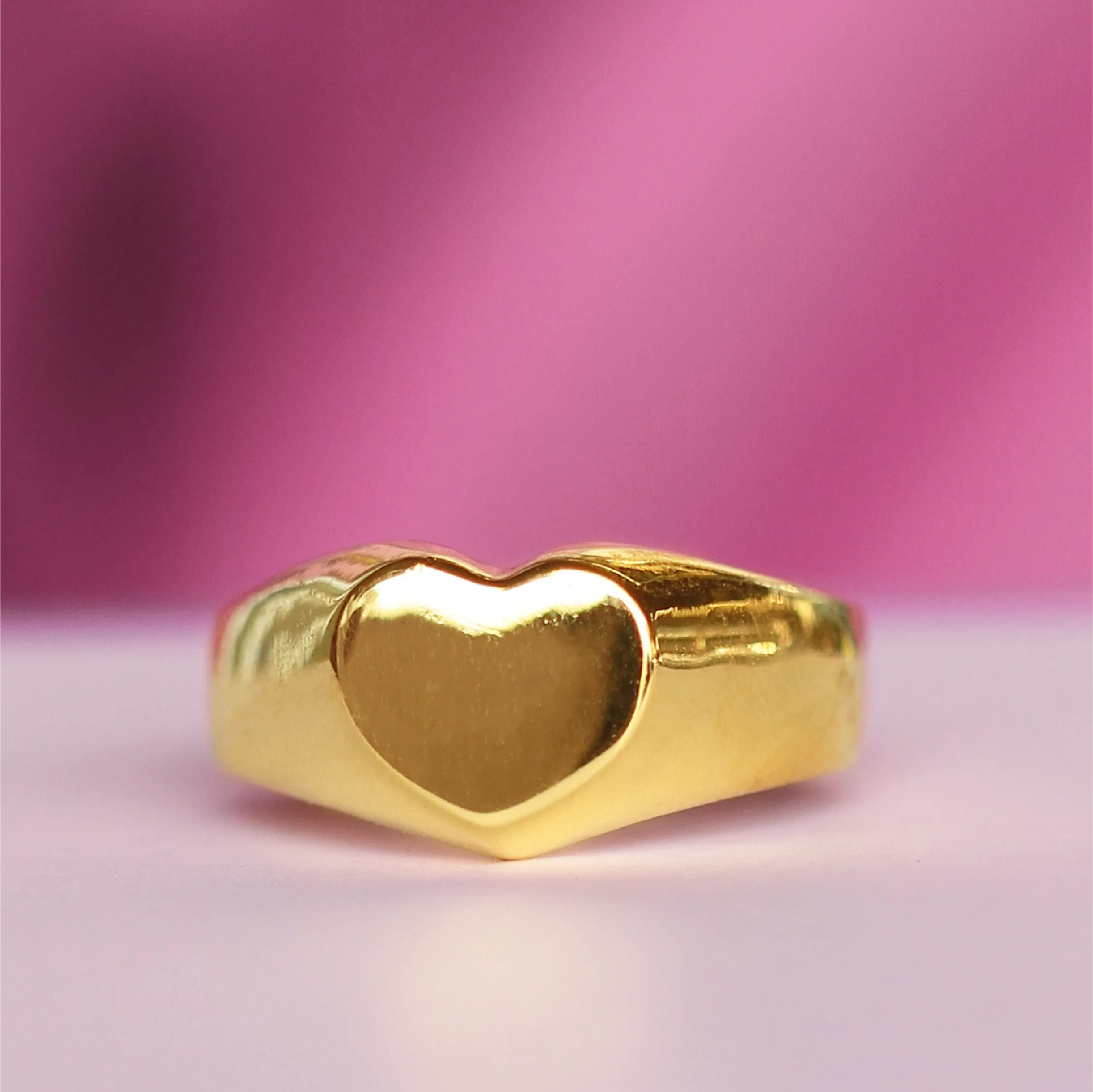 Anillo Corazón Chunky