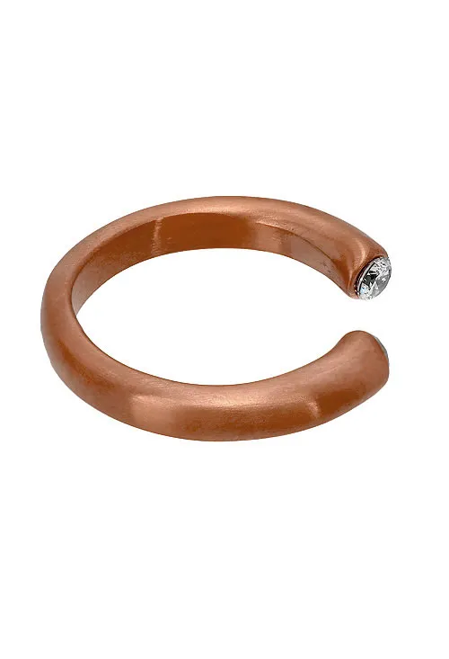 ANILLO DE ACERO CHAPADO EN IP ROSA CON CIRCONITAS 276_A2351R