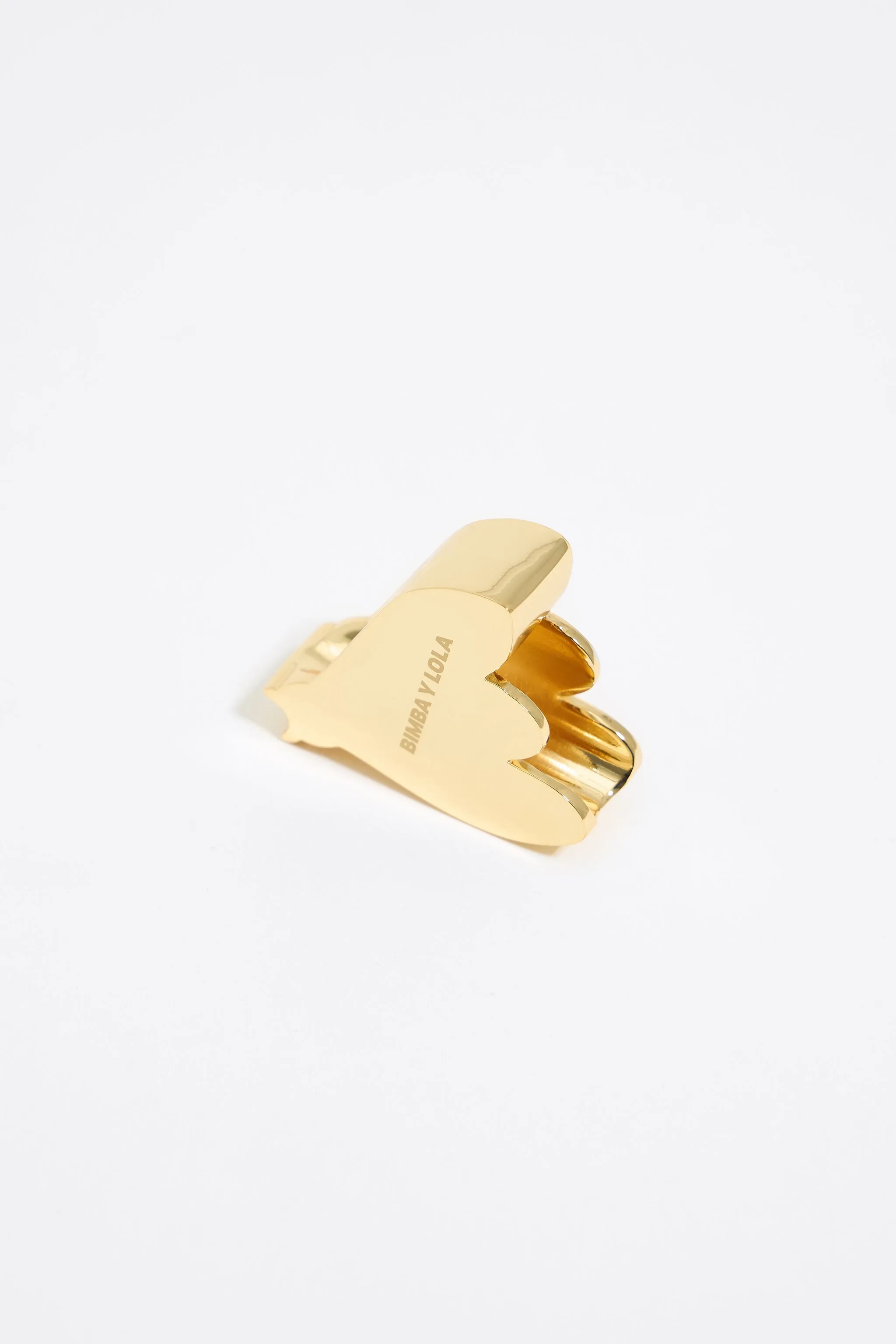 Anillo de pañuelo abeja dorado
