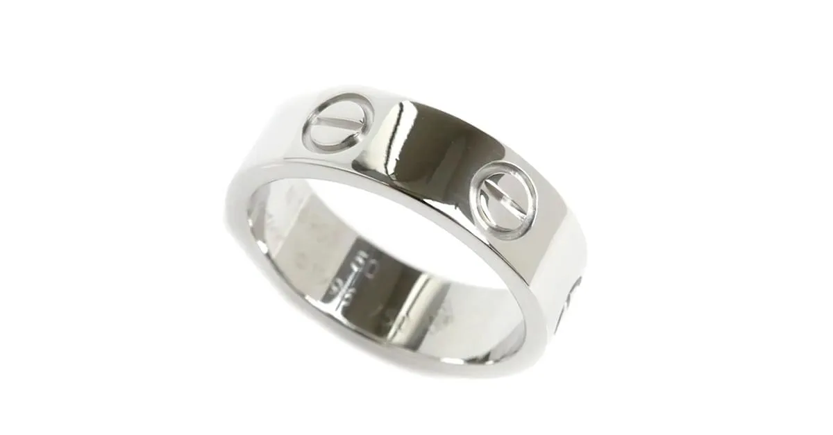 Anillo Love de oro blanco K18WG de Cartier 