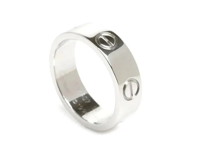 Anillo Love de oro blanco K18WG de Cartier 