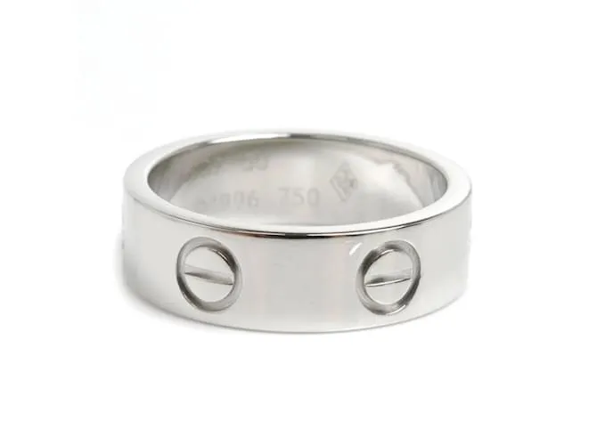Anillo Love de oro blanco K18WG de Cartier 