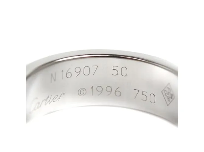 Anillo Love de oro blanco K18WG de Cartier 