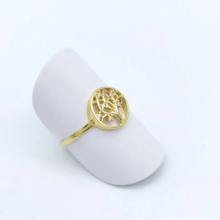 Anillo oro 18k árbol de la vida