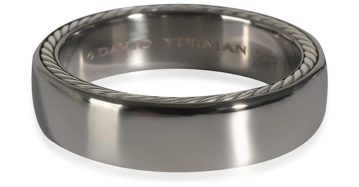 Anillo Streamline David Yurman en plata esterlina 925/titanio Metálico 