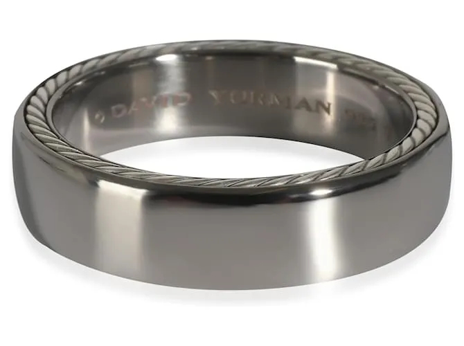 Anillo Streamline David Yurman en plata esterlina 925/titanio Metálico 