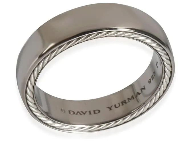 Anillo Streamline David Yurman en plata esterlina 925/titanio Metálico 