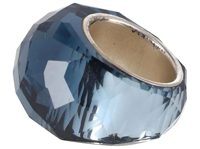 Anillo Swarovski Nirvana en cristal azul 