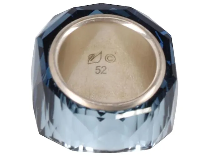 Anillo Swarovski Nirvana en cristal azul 