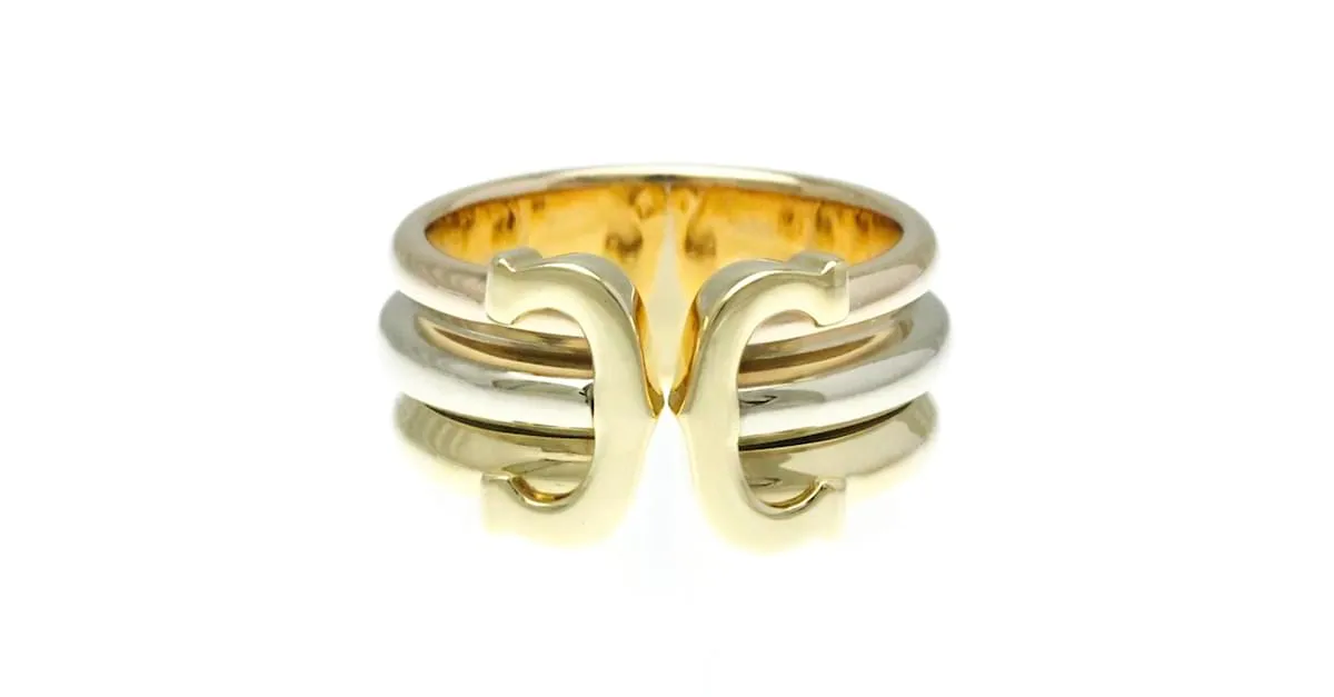 Anillo Trinity 2C de Cartier Dorado 