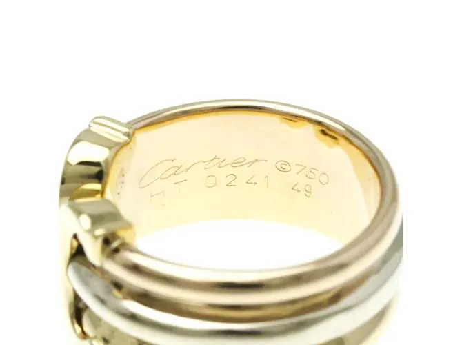 Anillo Trinity 2C de Cartier Dorado 