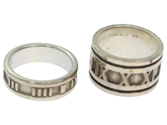 Autre Marque Anillo TIFFANY&Co. Ag925 2Set Plata Auth am6390 
