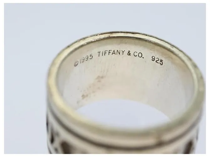 Autre Marque Anillo TIFFANY&Co. Ag925 2Set Plata Auth am6390 