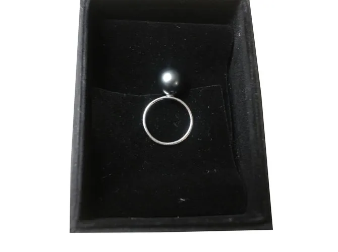 Autre Marque HERVE DOMAR anillo Negro 