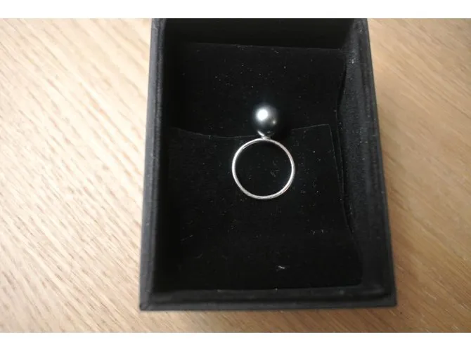 Autre Marque HERVE DOMAR anillo Negro 