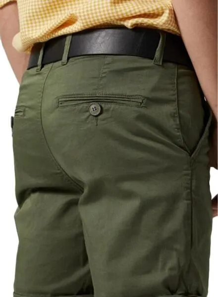 Bermuda Altonadock Kaki Verde Para Hombre