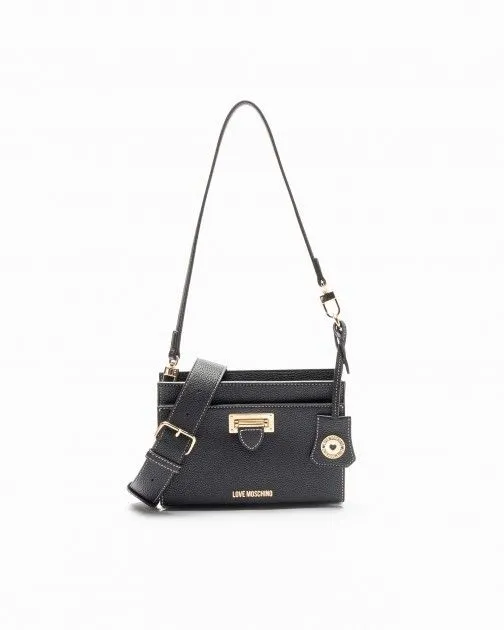 Bolso de hombro Love Moschino JC4115PP1ILJ0201 Negro