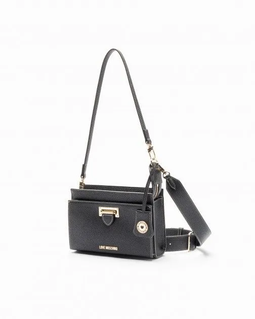 Bolso de hombro Love Moschino JC4115PP1ILJ0201 Negro