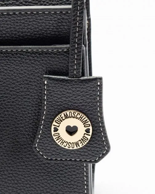 Bolso de hombro Love Moschino JC4115PP1ILJ0201 Negro