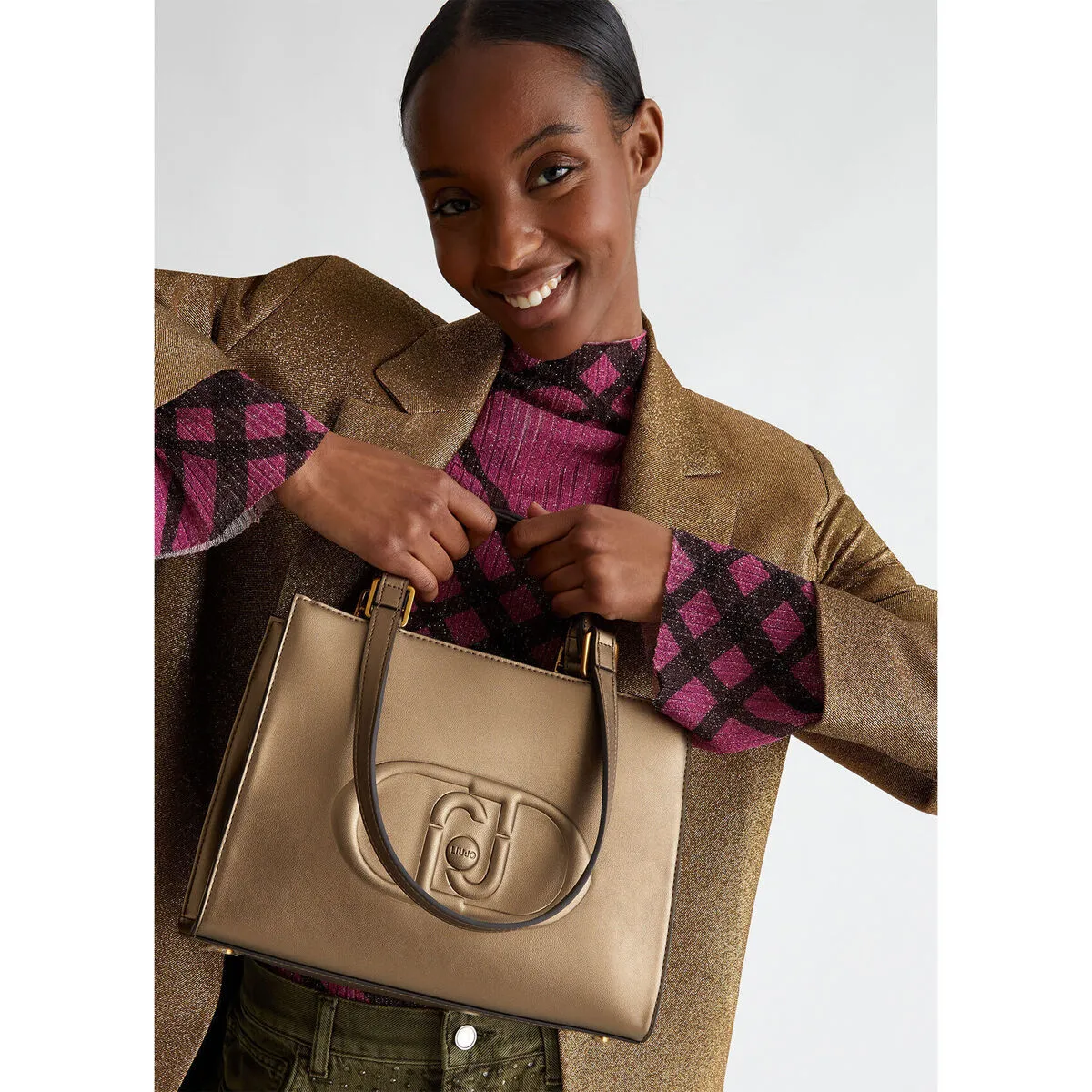 Bolso tote con logotipo
