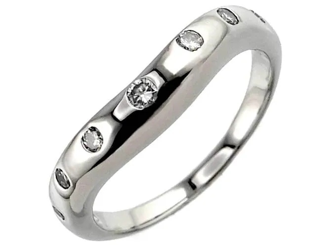 Bulgari Anillo Corona Bvlgari en platino con diamante 