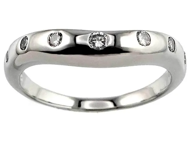Bulgari Anillo Corona Bvlgari en platino con diamante 