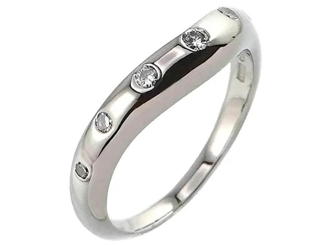 Bulgari Anillo Corona Bvlgari en platino con diamante 