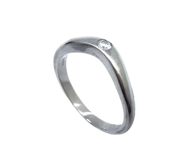 Bulgari Anillo Corona Bvlgari en Platino Plata 