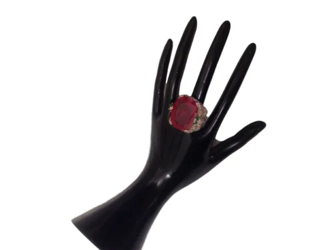Burma anillo Roja 