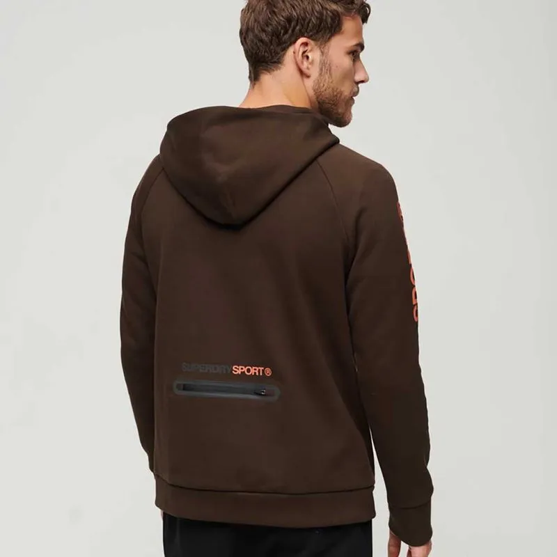 Buzo Cerrado Para Hombre Gymtech Superdry