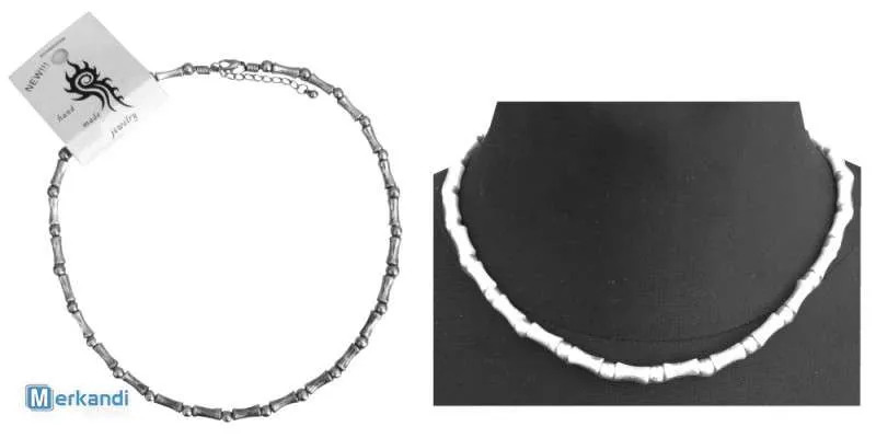 CADENAS, COLLARES, CUENTAS DE PLATA