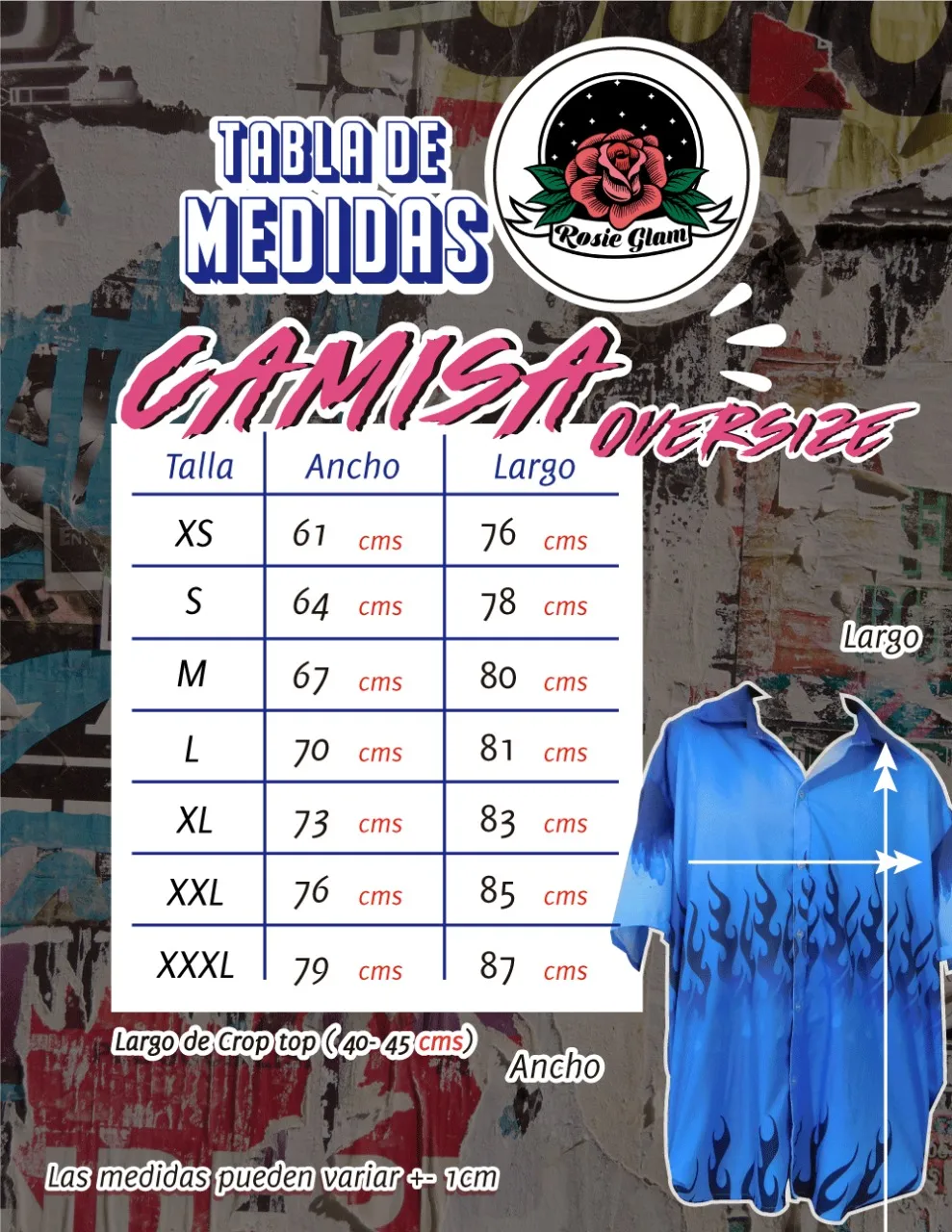 CAMISA COLORES T\U00E9RMICOS  ROSIEGLAM