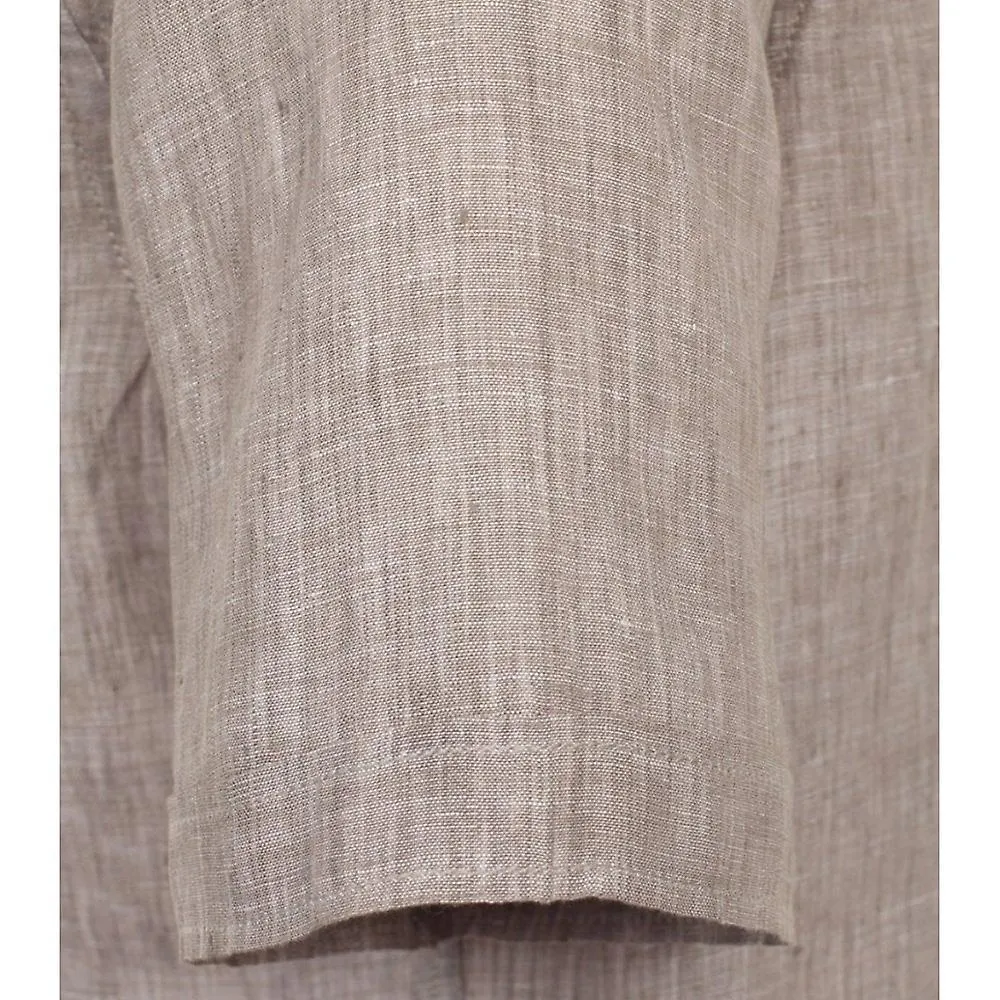 Camisa de manga corta con cuello de botón y cuello corto para hombre CASA MODA Casa Moda para hombre de talla grande casual fit 