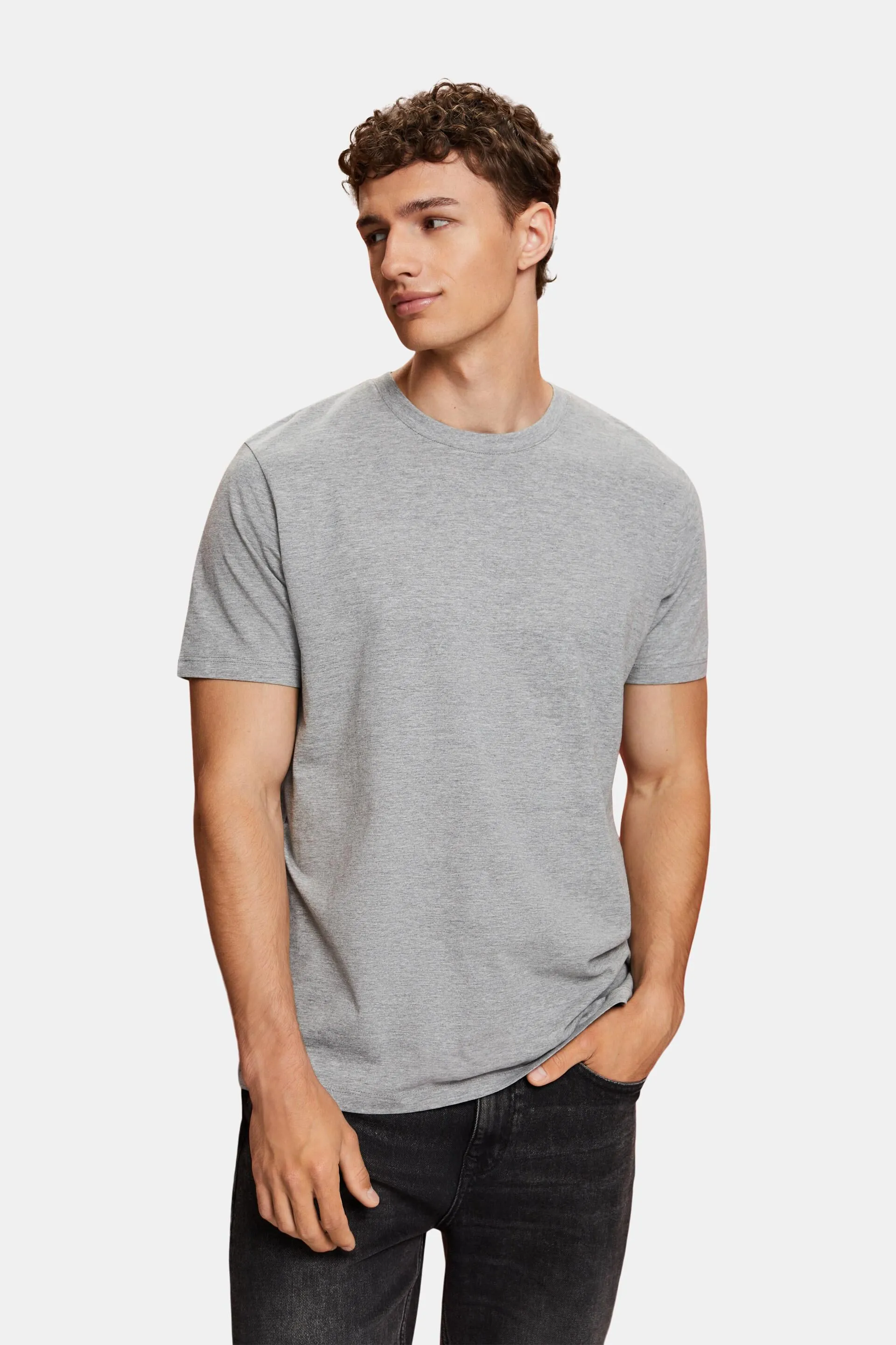 Camiseta con cuello redondo