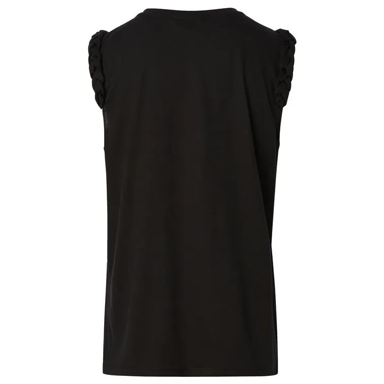 CAMISETA CON DETALLE TRENZADO MUJER SALSA