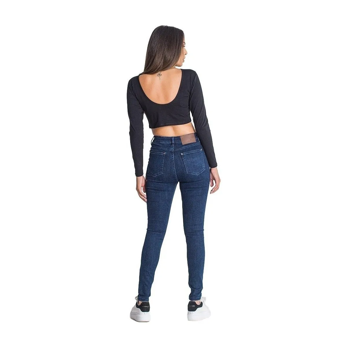 Camiseta  con Diamantes Negro
