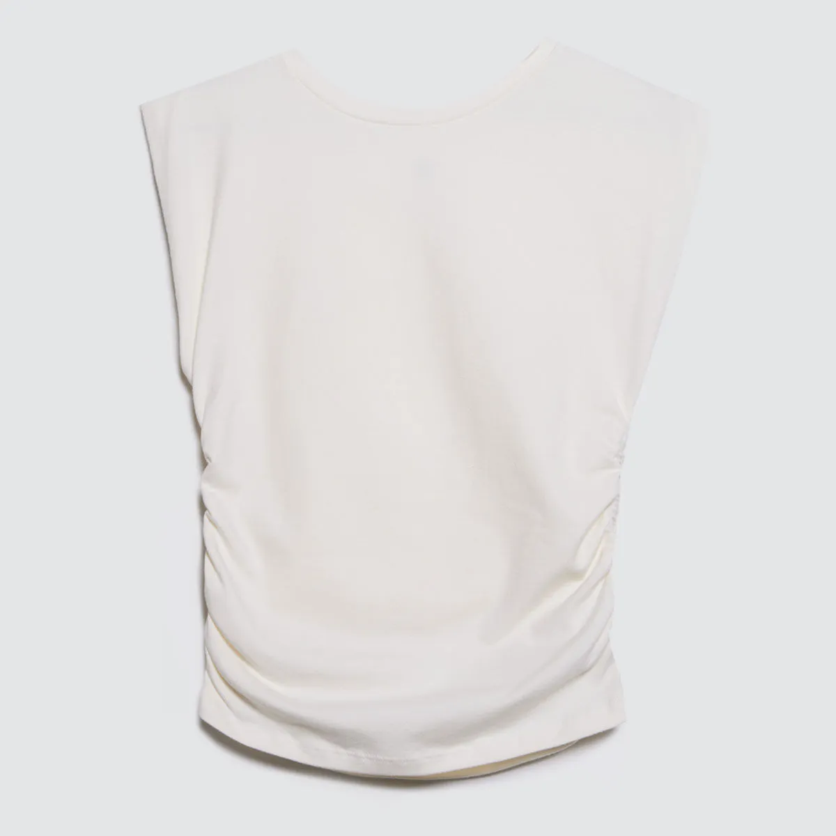 Camiseta Con Drapeados