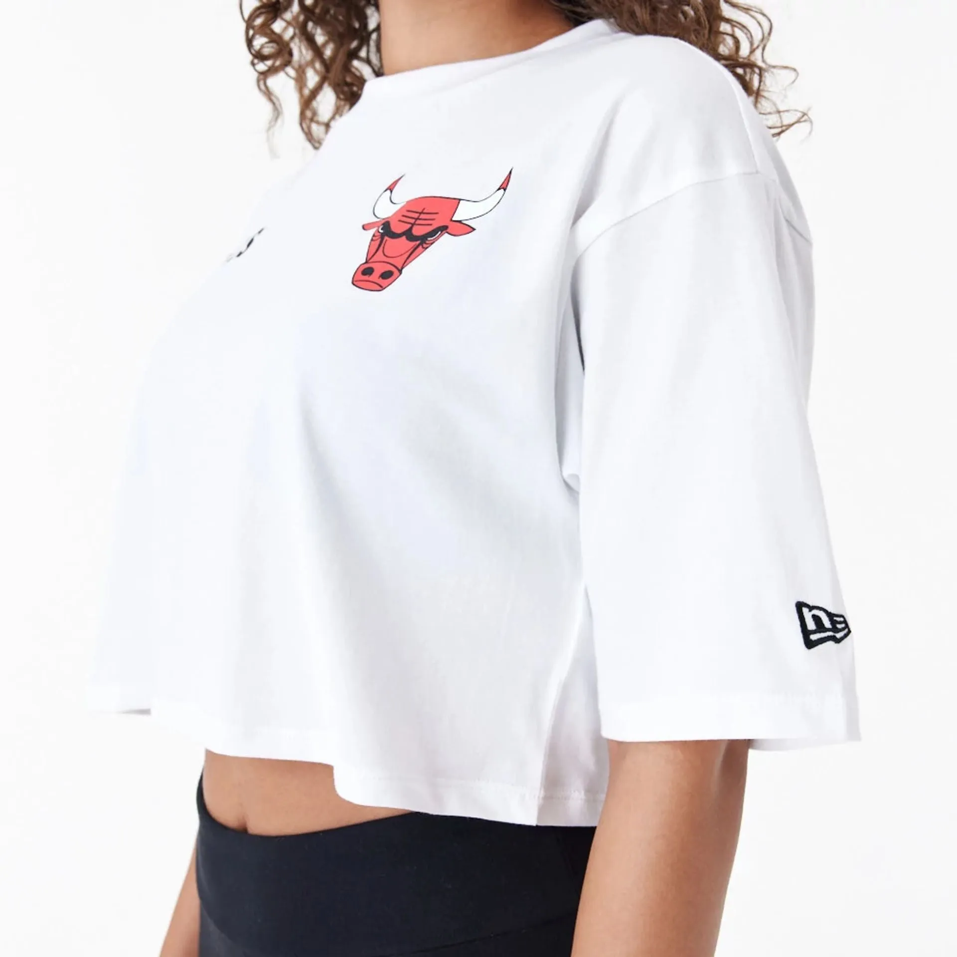 Camiseta Crop Chicago Bulls NBA Team Logo