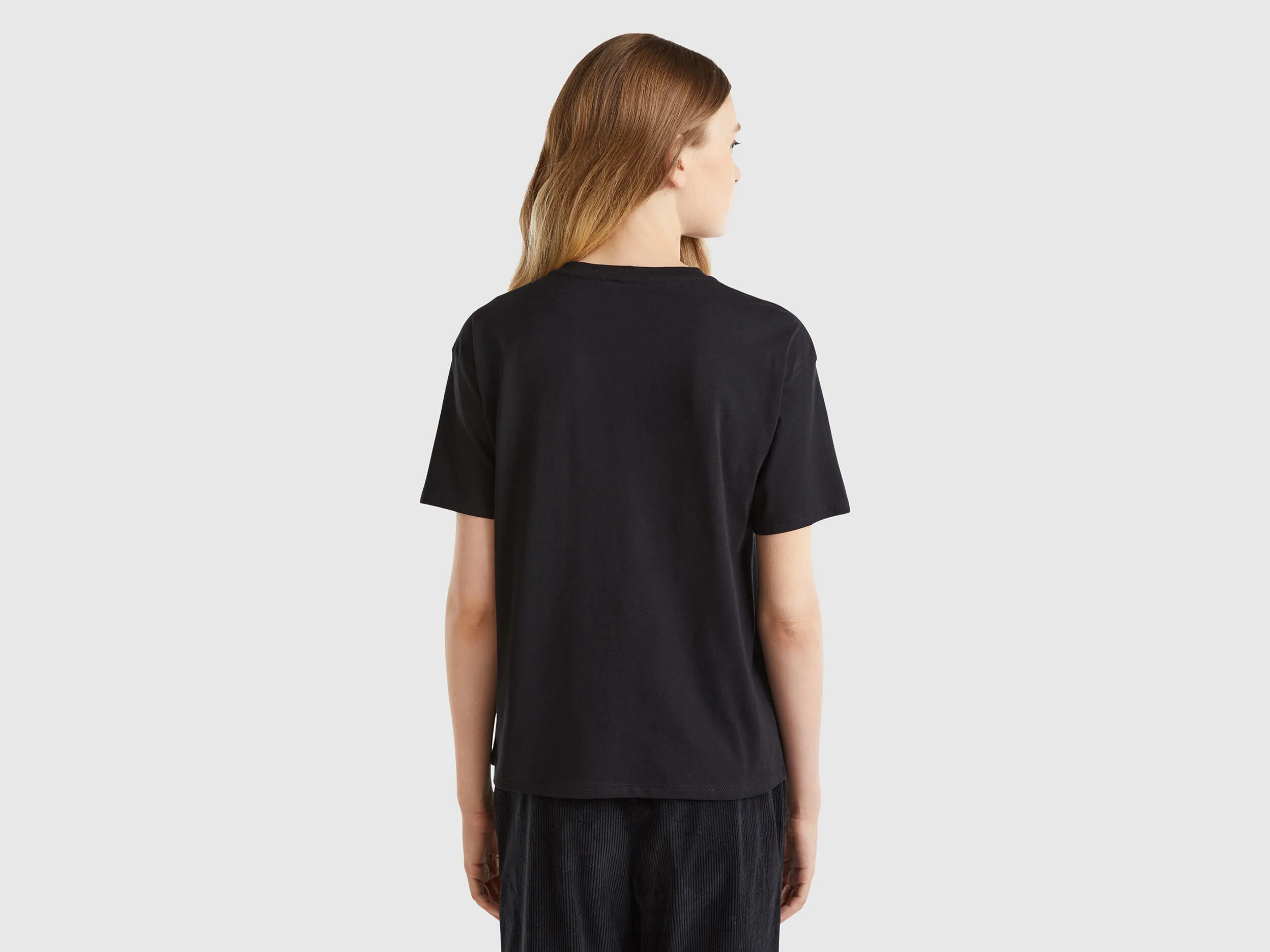 Camiseta de manga corta de 100 % algodón
