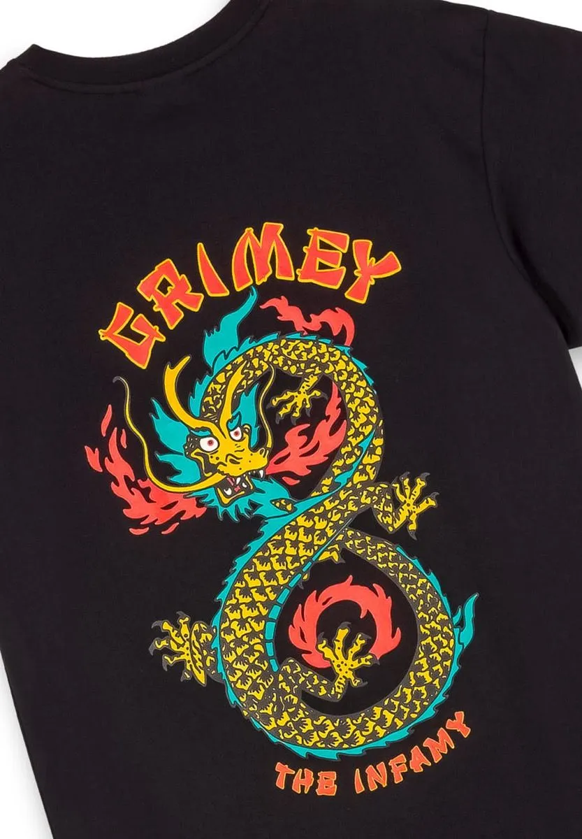 CAMISETA GRIMEY THE LUCKY DRAGON  BLACK | SS24