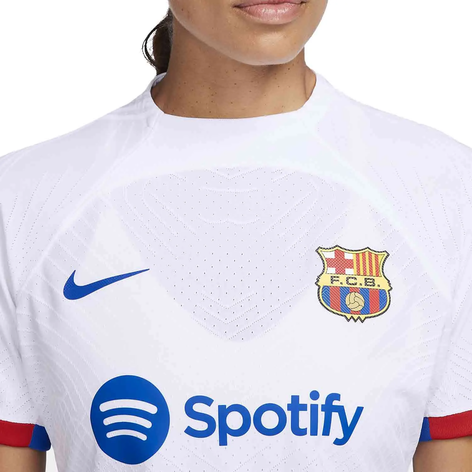 Camiseta Nike 2a Barcelona mujer Lewandowski 23 24 Match UCL