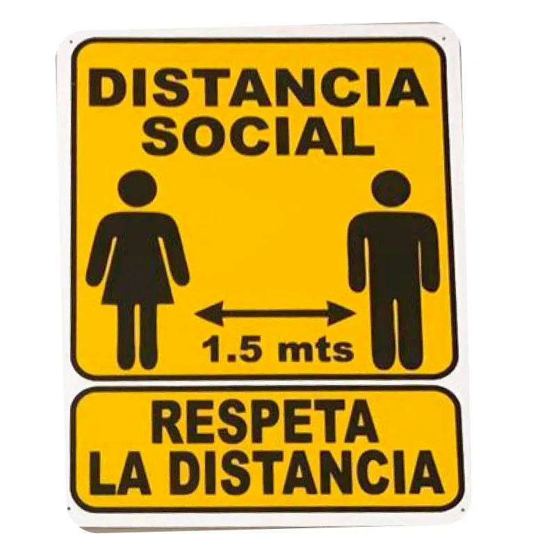 Cartel Distancia Social LICA