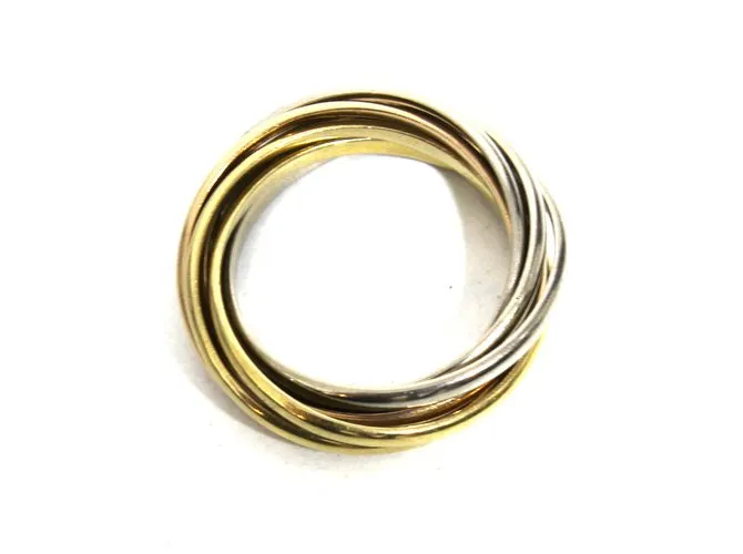 Cartier Anillo semainier Plata Rosa Dorado 