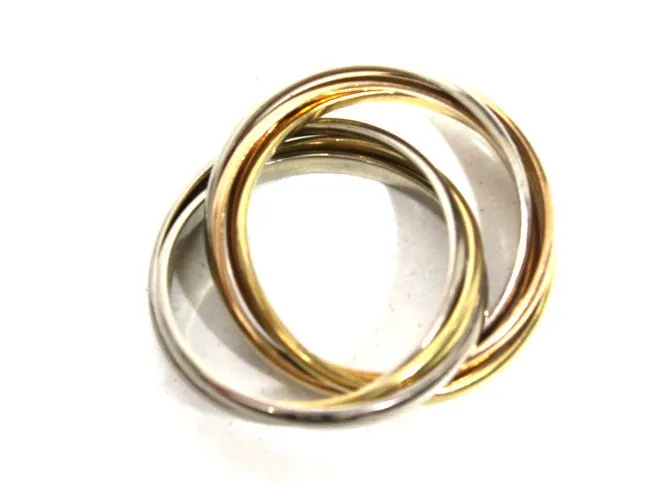 Cartier Anillo semainier Plata Rosa Dorado 