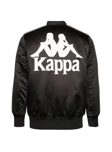 cazadora kappa bawer negro para hombre