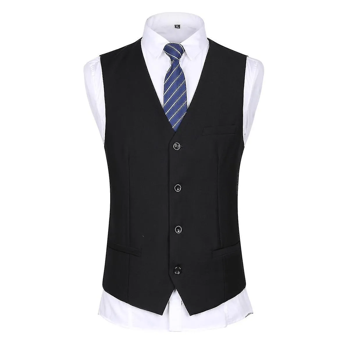 Cena de boda para hombres 3 piezas Traje Blazer Chaleco Pantalones 9 colores